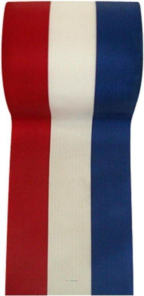 Französische Flaggenfarben Kunststoff 66mm breit 25m Rolle