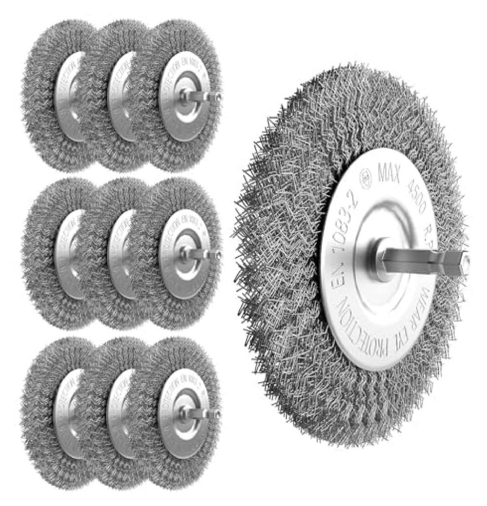 10er Set Fugenbürste für Grizzly Tools EFB 401 Metall / Produktbild 
