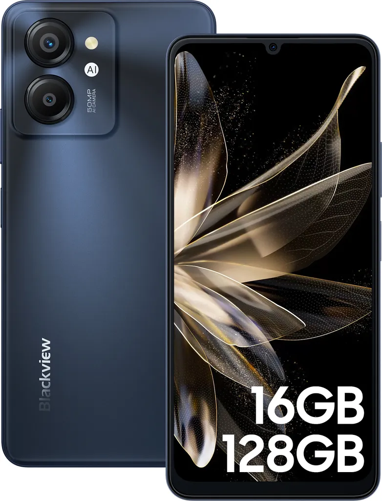 Téléphone Portable Débloqué Blackview Color 8 Batterie 6000mAh et 128Go