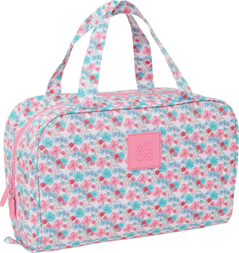 Grande Trousse de Toilette Moos Flores Multicouleur pour Femme et Fille