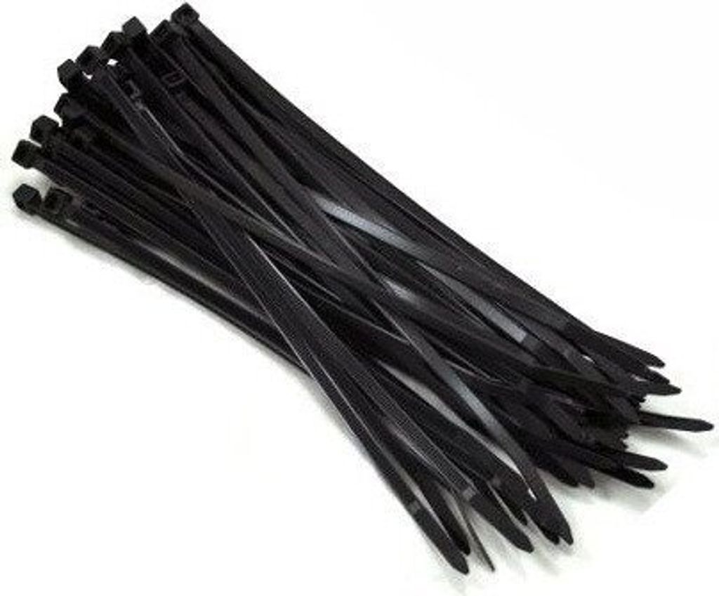 Starke schwarze Kabelbinder 3,6 x 300 mm 100 Stück