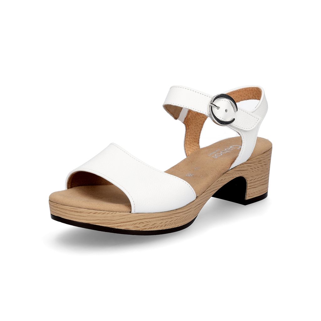 Gabor Damen Sandalette weiß Produktbild 