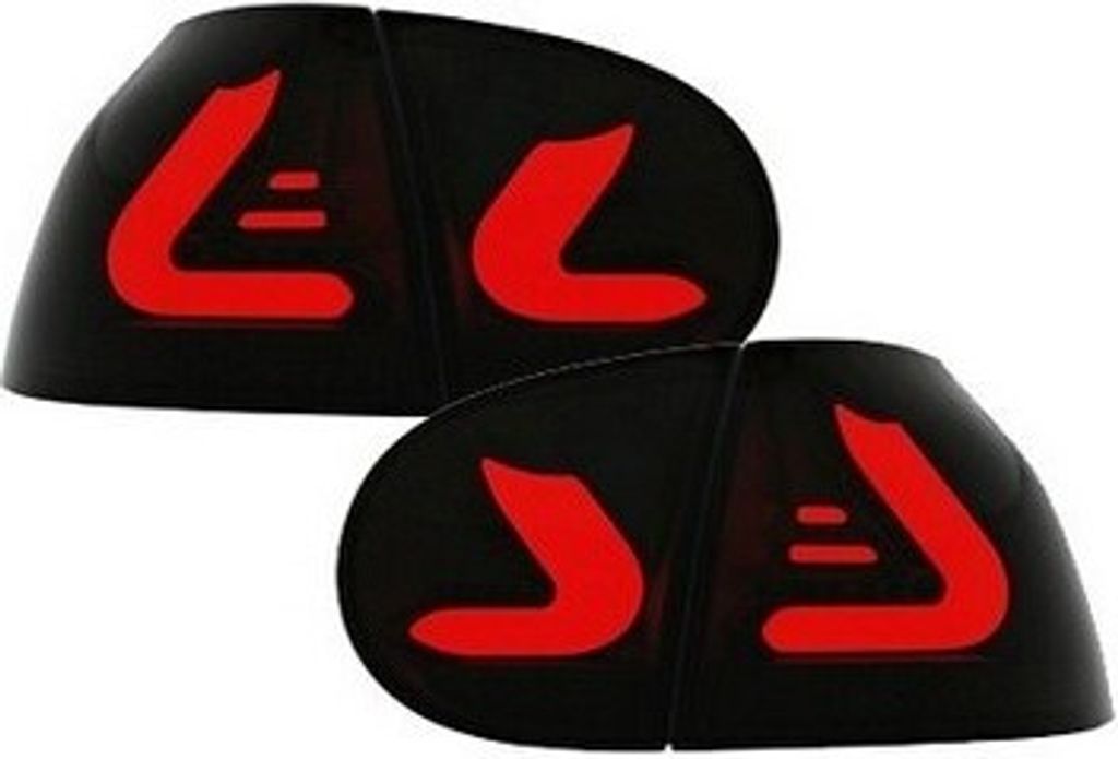 Original Litec LED Rückleuchten Set Schwarz Smoke für VW Golf 5 V 2003-2008