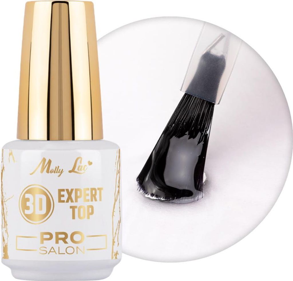 Top 3d Expert Pro Salon MollyLac Top für Hybridlacke mit Produktbild 