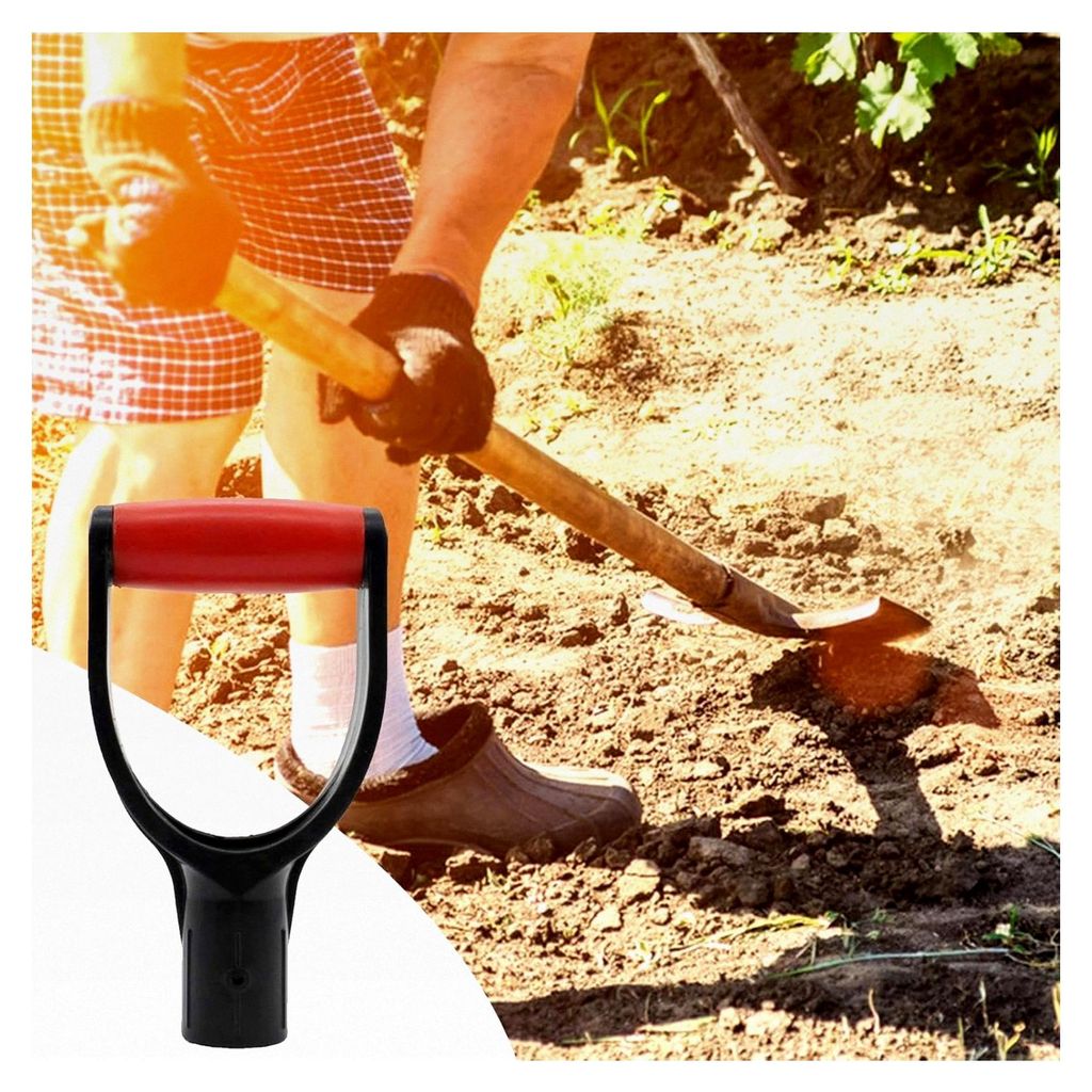 Ergonomischer Schaufelgriff für Garten- und Hofarbeiten