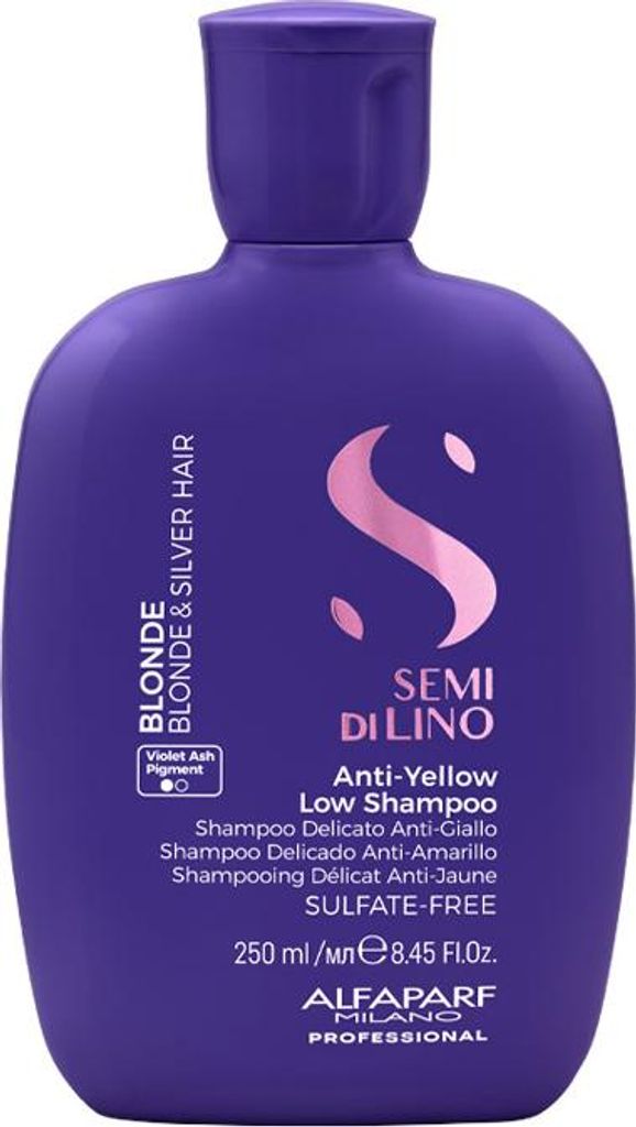 Alfaparf Milano Semi di Lino Blond Anti Yellow Shampoo 250 Produktbild 