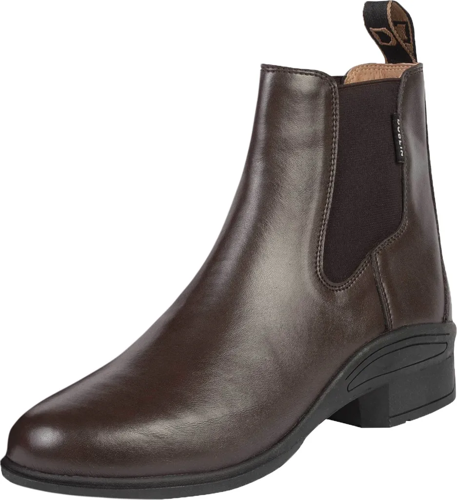 Boots d'équitation en cuir marron Dublin Altitude pour homme et femme