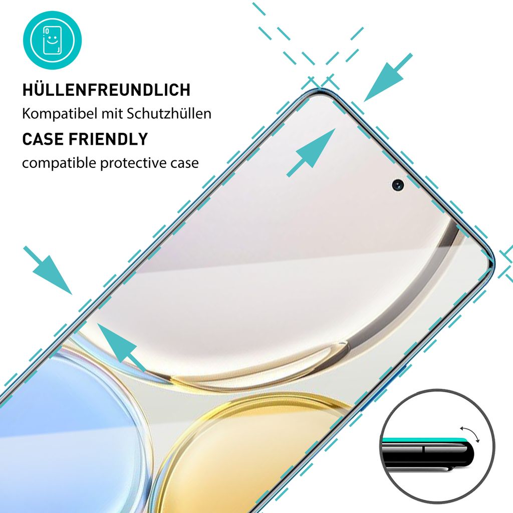Smartect Schutzglas Für Honor 90 Lite – 3 Stück, 9H Härte, Blasenfrei & Kratzfest