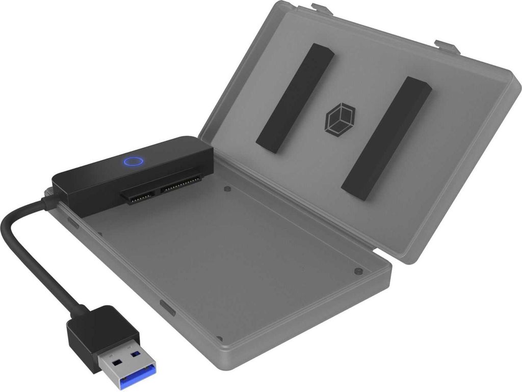 RaidSonic ICY BOX IB-AC603b-U3 USB 3.2 Adapter für 1x 2,5