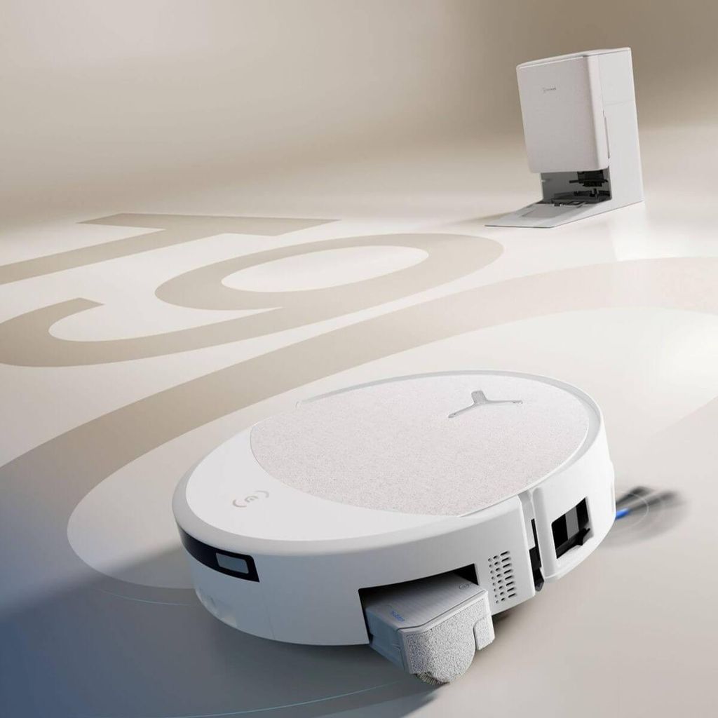 Ecovacs DEEBOT T90 PRO OMNI EU, Bezsáčkové, Bílá, Kulatý, Obrázek produktu 