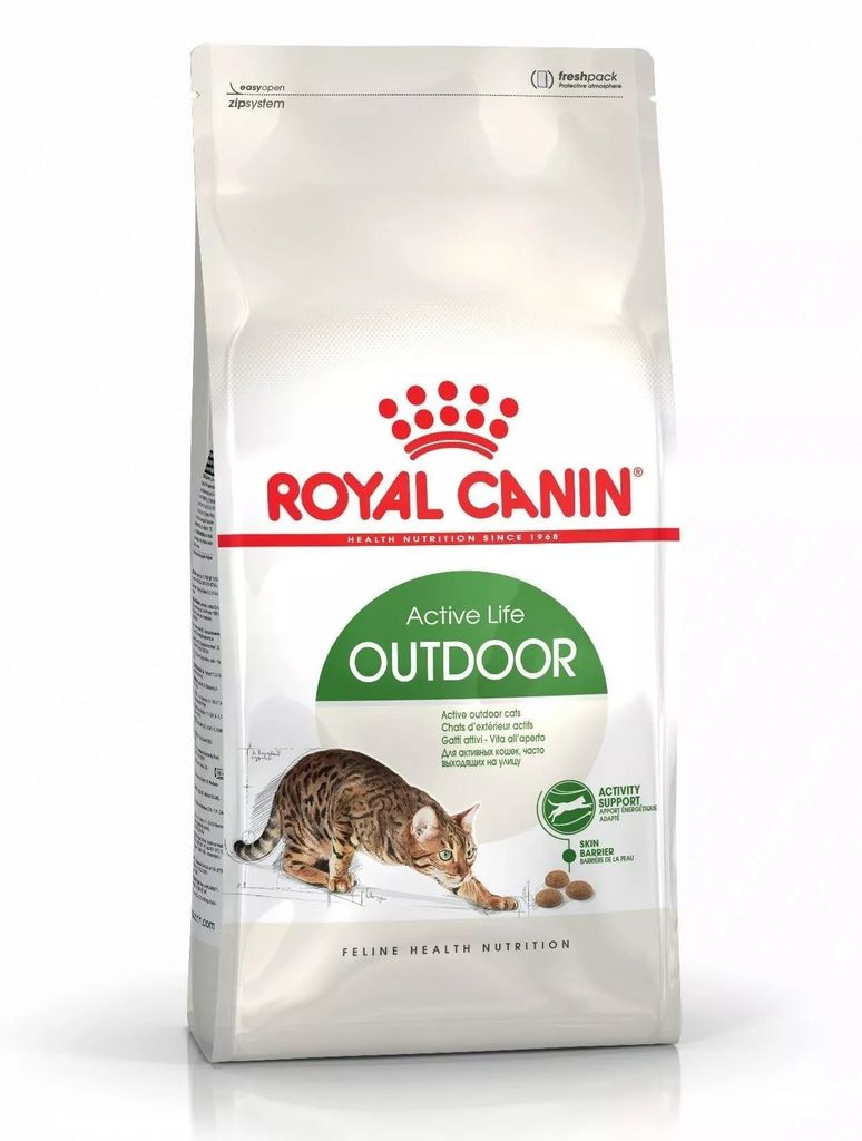 Royal Canin Outdoor, 2 kg suchého krmiva pro dospělé kočky, Obrázek produktu 