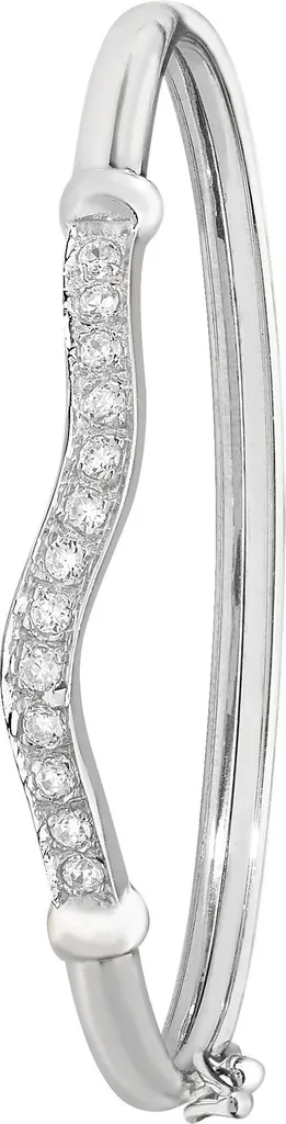 Jonc Bébé Argent 925 Anti-Allergie avec Zirconium de Qualité - TRS17268