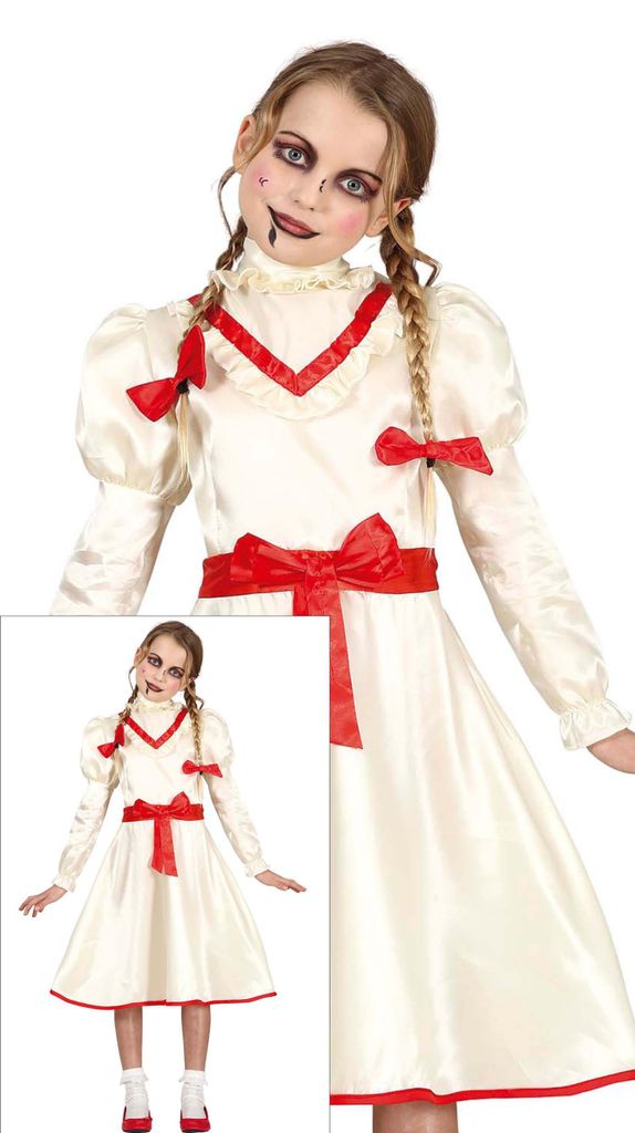 Puppe Hexenspuk Halloween Kleid Gruselnacht Kinder Kostüm, Produktbild 
