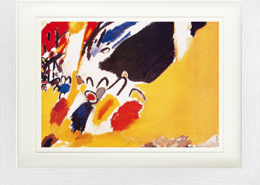 Wassily Kandinsky Gerahmtes Bild Mit Edlem Passepartout | Wand-Bilder | Im Bilderrahmen - Impression III, Konzert, 1911 (30 x 40 cm)