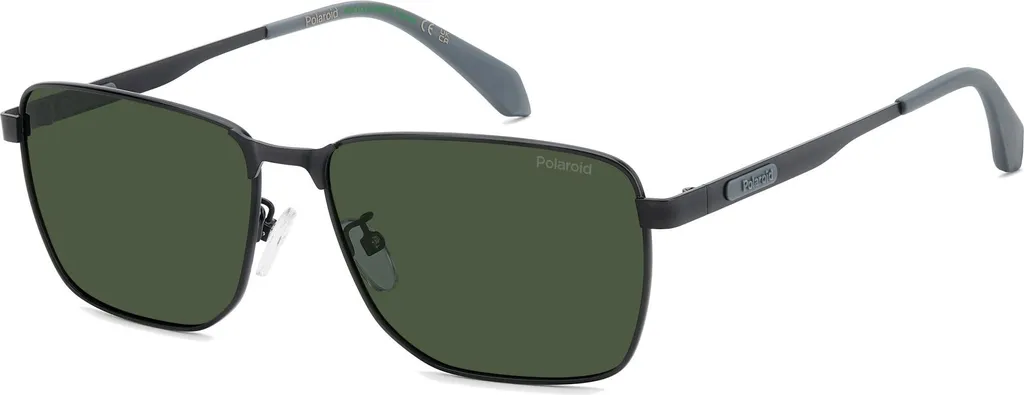 Polaroid PLD 2171/G/S/X Lunettes de soleil homme noir mat et argent 58