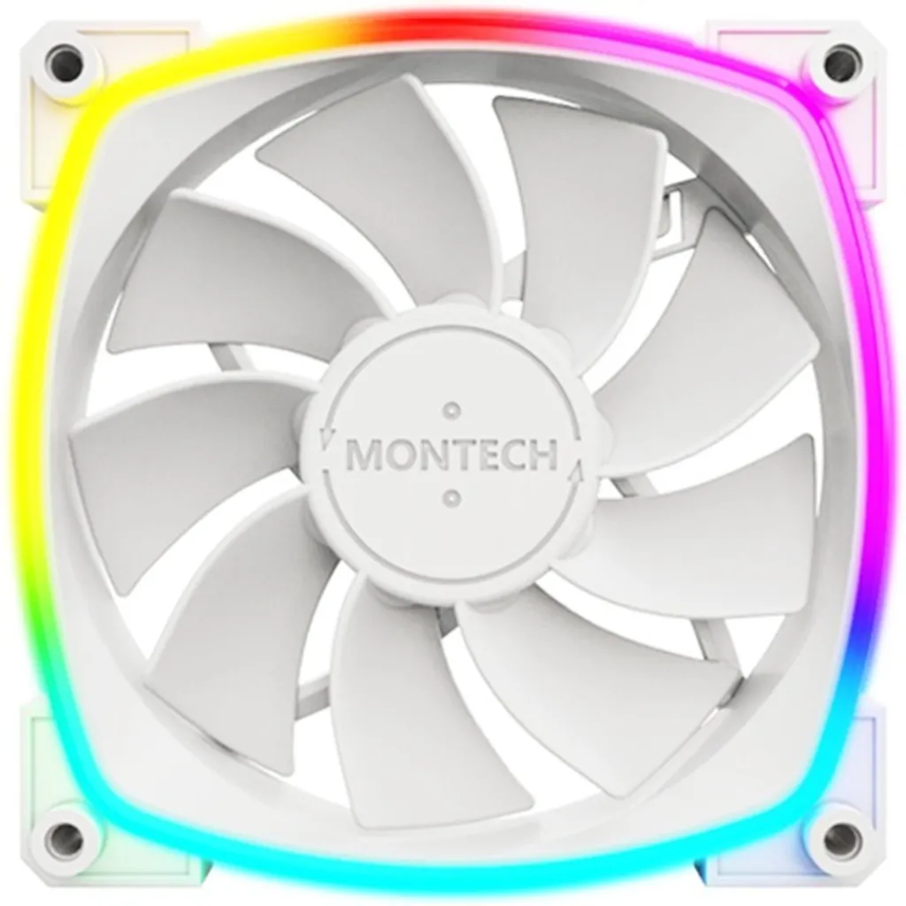 Montech RX120 Ventola PWM per PC, bianca - 4
