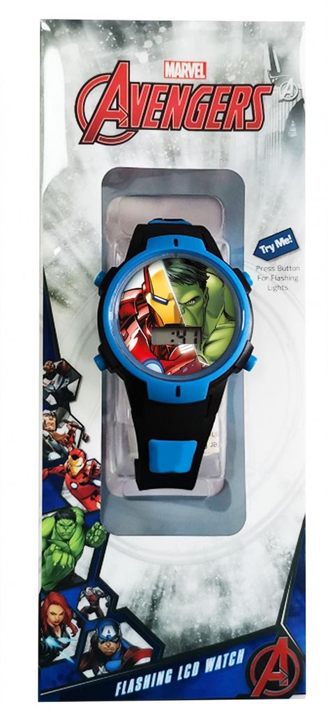 Digitální hodinky Avengers s LED světly MV15765 Kids Obrázek produktu 