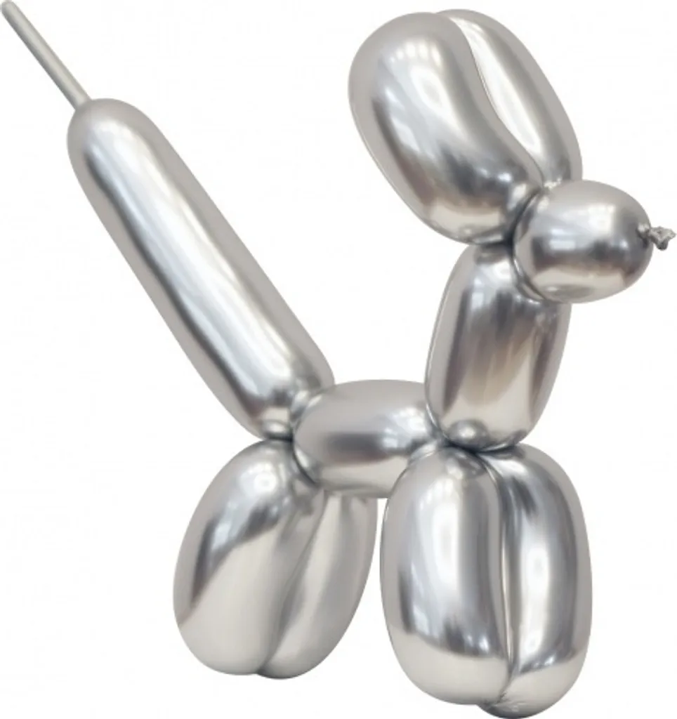 Ballons de modelage argent platine pour mariages et fêtes élégantes