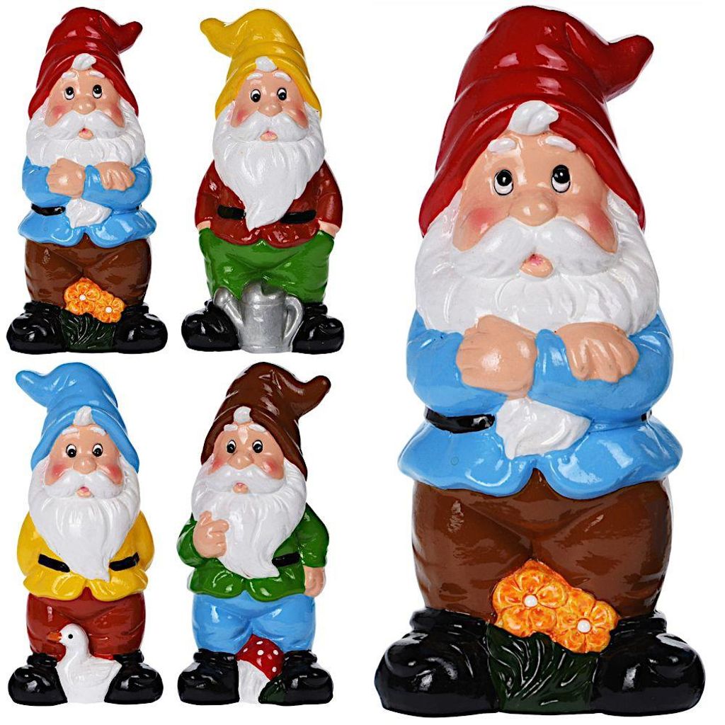 Vilde Gartenzwerg Dekofigur Gartenfigur Gartendekoration 20 Produktbild 