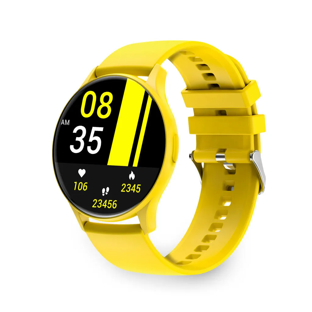 Ne manquez plus aucun appel avec la Smartwatch KSIX Core AMOLED Jaune