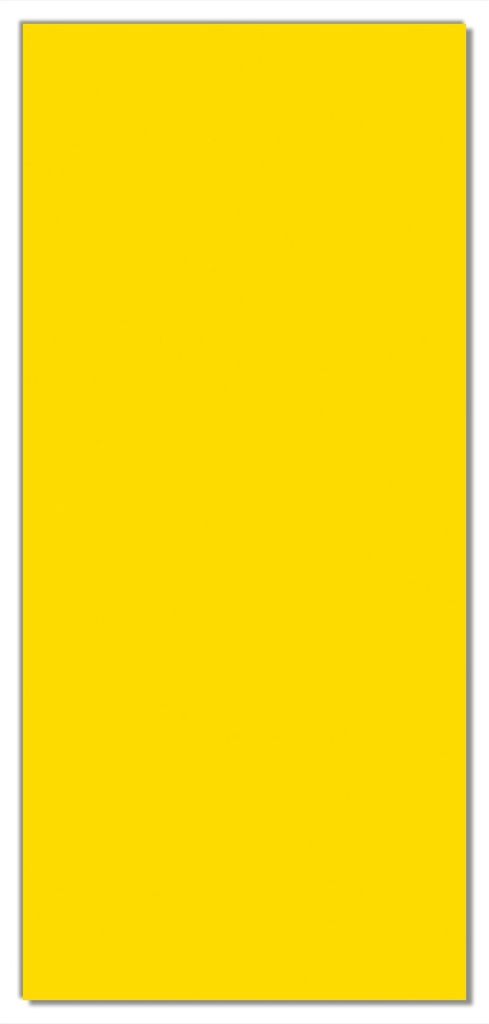 Wallario selbstklebende Türtapete 93 x 205 cm mit Schutzlaminat - Gelb