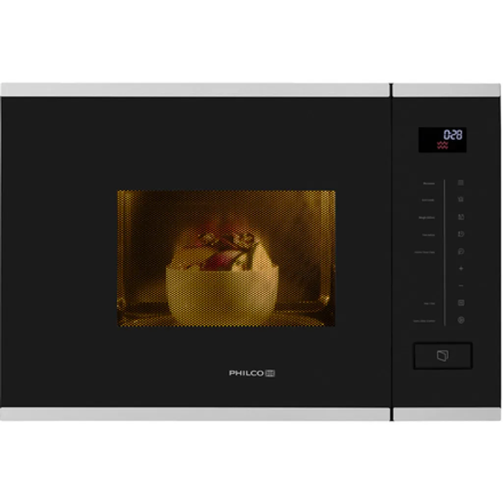 Micro-ondes Philco PMD 2012 BiX encastrable : nettoyage facile et inox durable