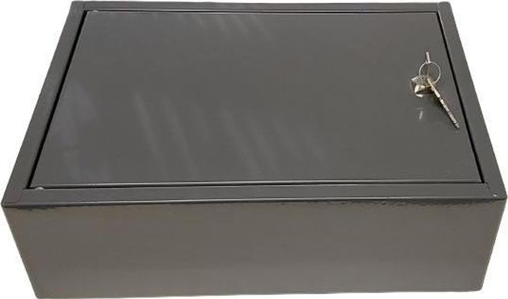 Víceúčelový velký uzamykatelný box (trezor) s nožkama - Obrázek produktu 