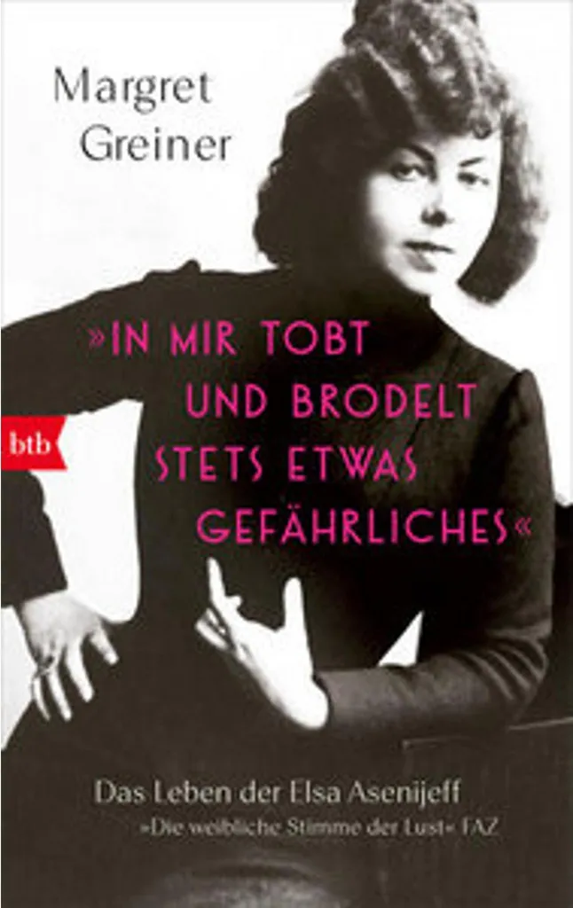 T-shirt Noir In mir tobt und brodelt stets etwas Gefährliches en Coton