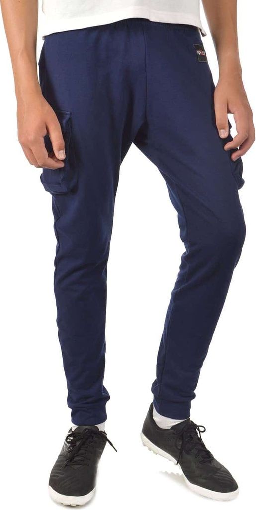 Kinder Jungen stylische Freizeithose Sporthose Navy 116