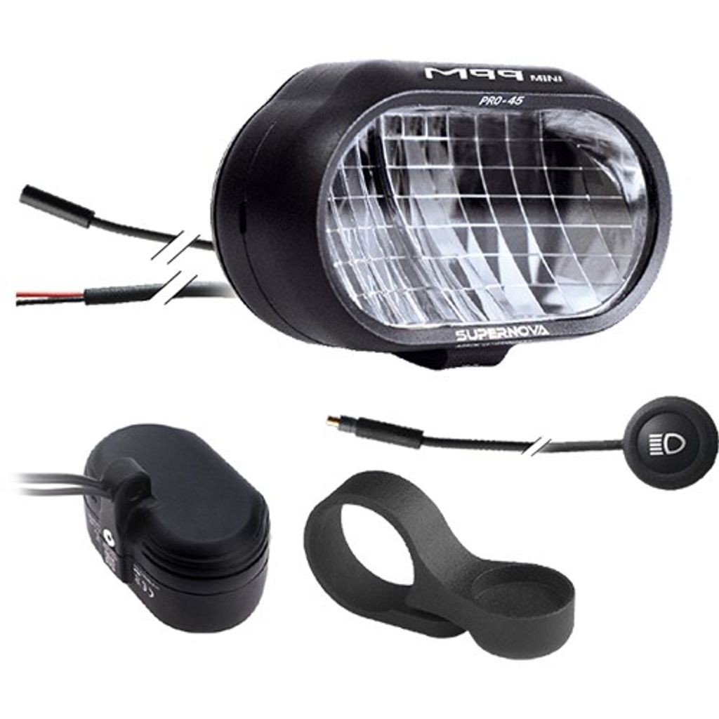 Supernova E-Bike-Scheinwerfer M99 MINI PRO, E-45 schwarz, Produktbild 