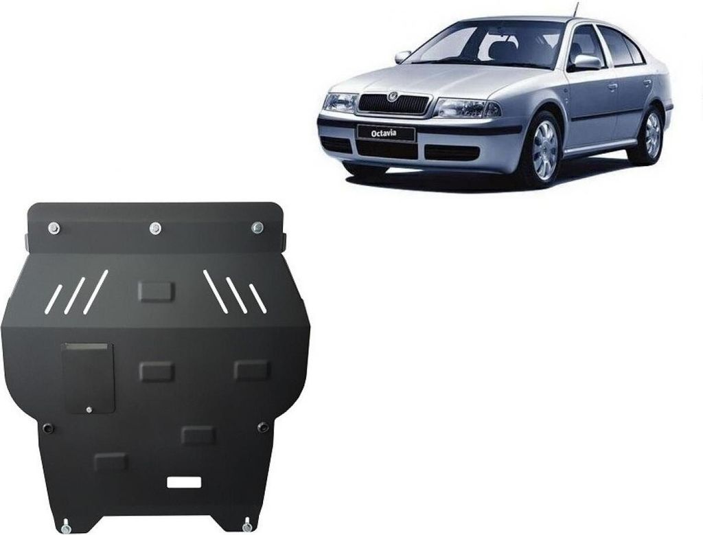 Stahl Unterfahrschutz für Motor Skoda Octavia Tour