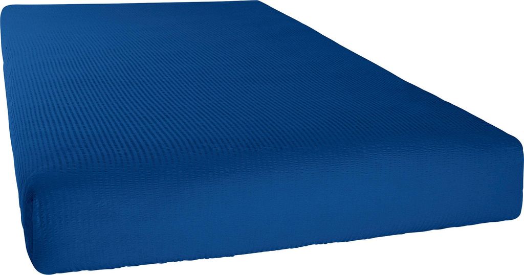 Erwin Müller Spannbettlaken Wertingen" marine 100x200 cm"