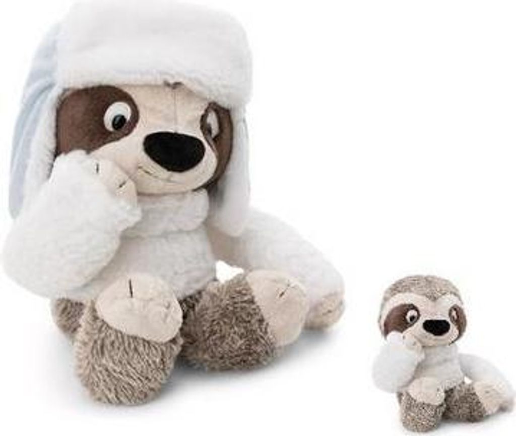 NICI Kuscheltier Faultier Izzy Icetumbler mit Mütze 50cm - beige - Weiches Plüschtier – niedliches Stofftier zum Kuscheln & Spielen – tolle G...