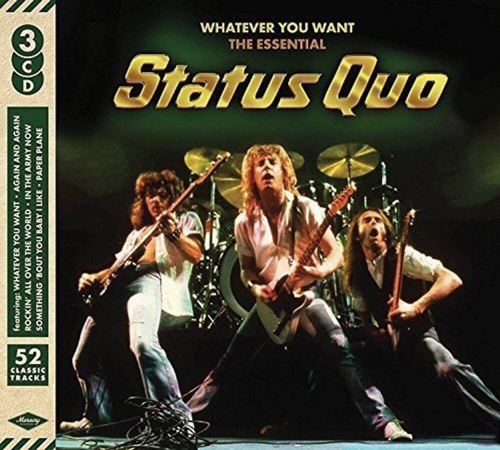 3 CDs Staus Quo Whatever you want Essential Status Quo