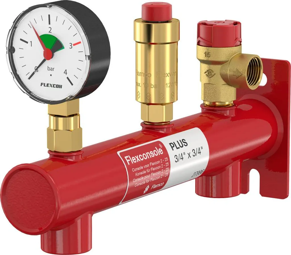 Support de vase d'expansion chauffage central avec groupe de sécurité - 3