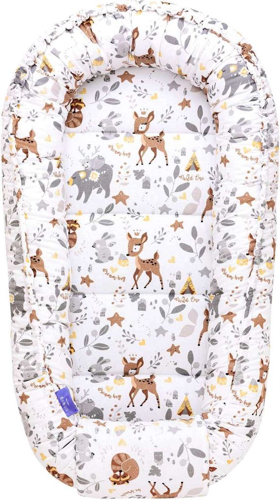JUKKI® BabyNestchen XXL 120x65cm bis zu 18 Monaten 2seitig Produktbild 2
