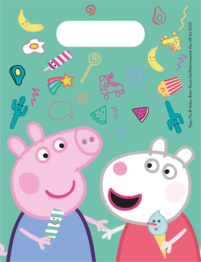 Procos Peppa Pig , Torba na prezent, Wielobarwny, Obraz, Zdjęcie produktu 