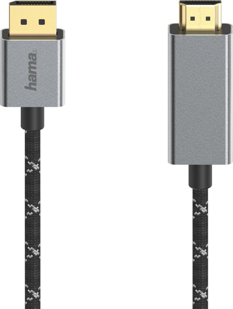 Hama Video-Kabel DisplayPort auf HDMI, 4K, 1,5 m
