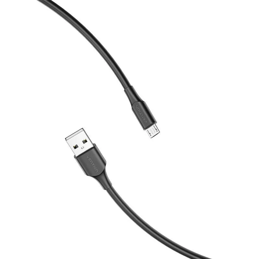 Vention CTIBI Câble USB 2.0 vers Micro-B 2A 3m Noir Haute Performance