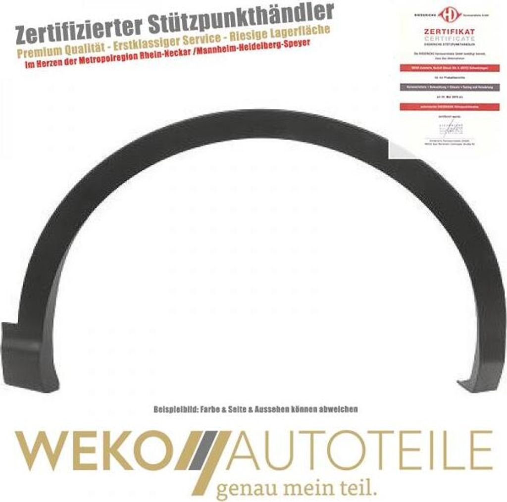 Verbreiterung Kotflügel vorne rechts DIEDERICHS 6046864 passend für NISSAN
