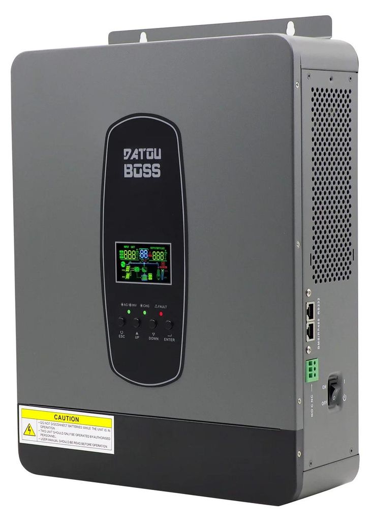 Hybrid Solar-Wechselrichter - DT2430-3000W 24V - Reine Sinuswelle - 24V DC auf 220–240V AC - Einphasig - MPPT Solarladeregler - Für Blei & LiFePO4
