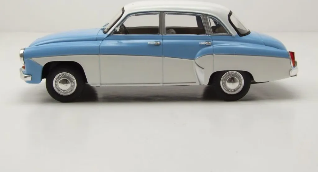 Voiture miniature Wartburg 312 1965 Whitebox 1:24 collection métal - 8