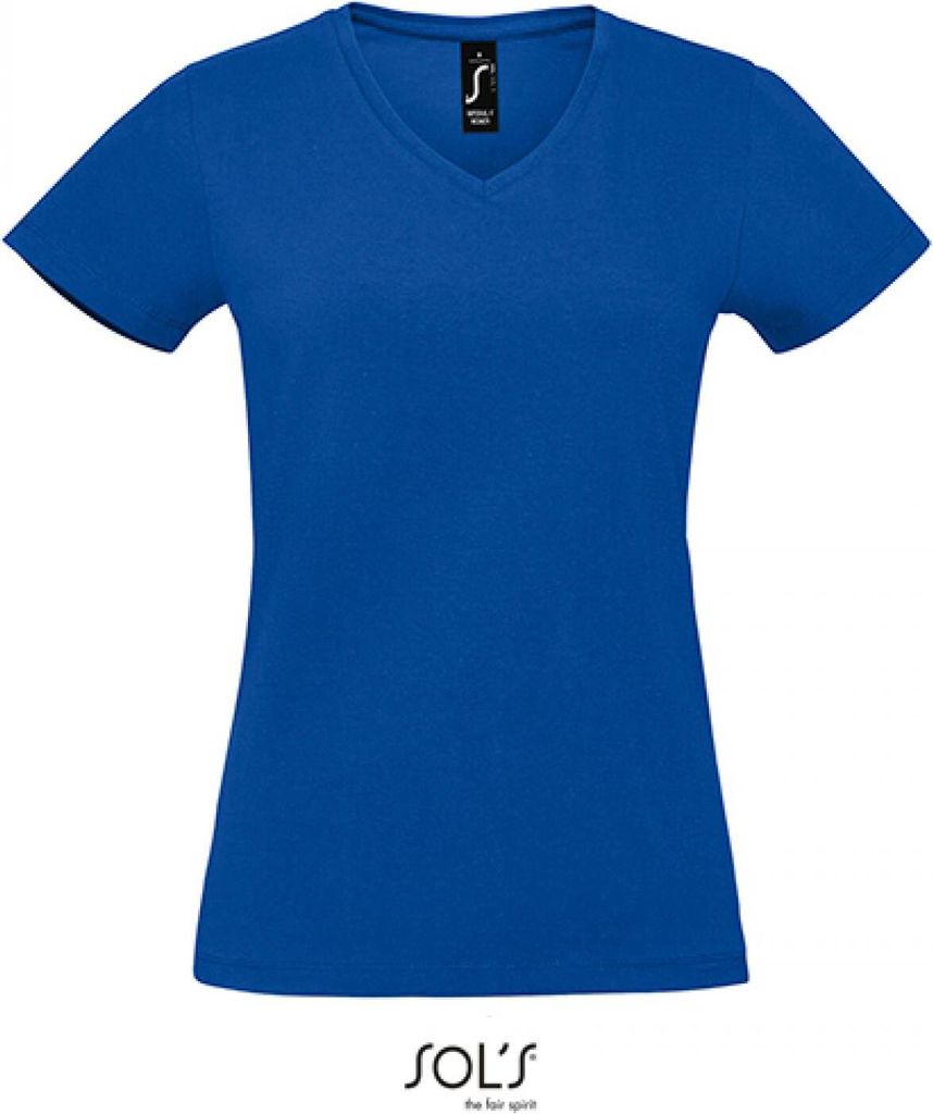 SOLs 02941 | Damen Imperial V-Neck Women T-Shirt - V-Ausschnitt - Farbe: Royal Blue - Größe: S