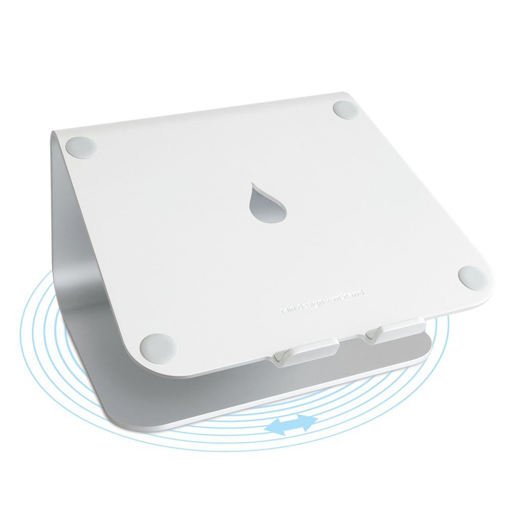 Rain Design mStand360 Schwenkständer f. MacBook/Pro, Laptop Stand, Silber