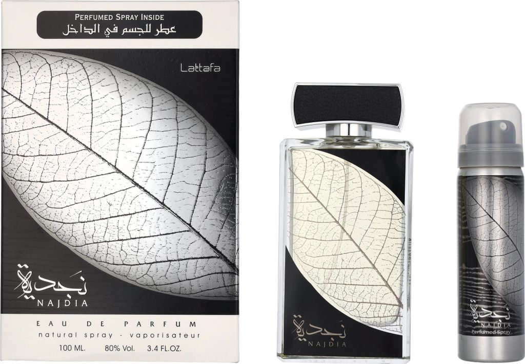 Lattafa Najdia arabisches Parfüm + Deodorant Unisex 100 ml Produktbild 