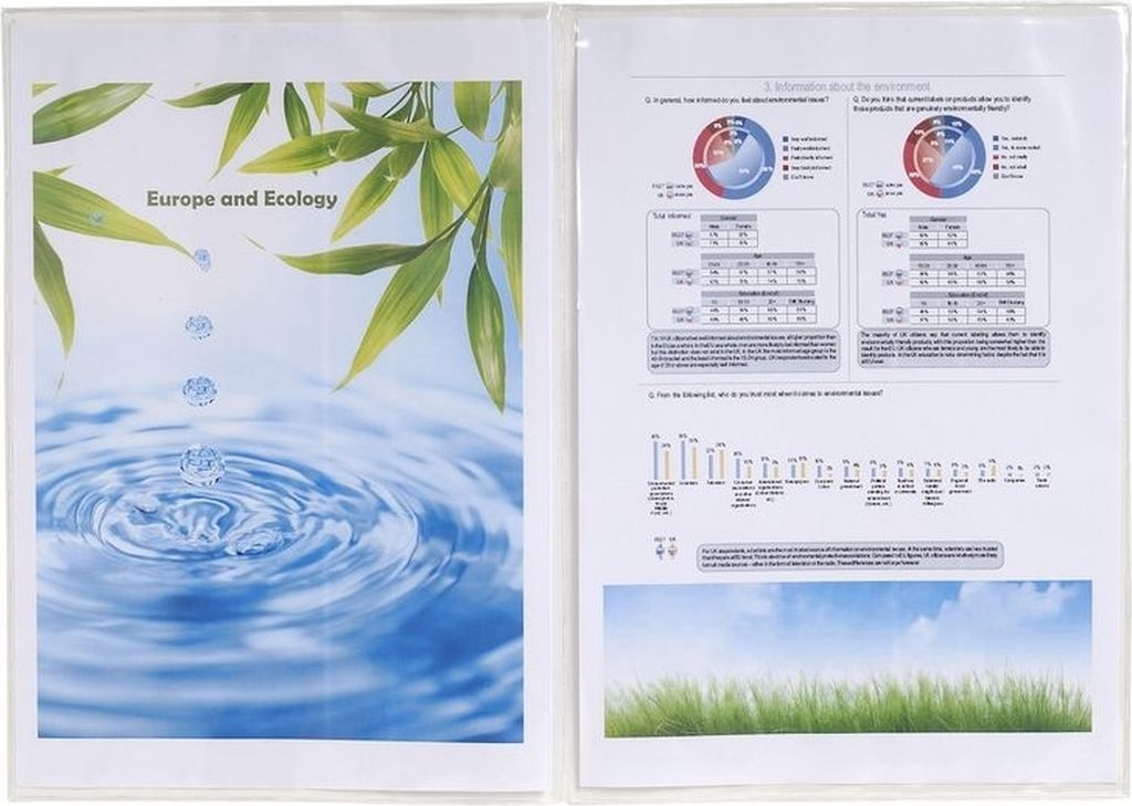 Ausweishüllen A4 doppelt 150my VE=2x10 Stück