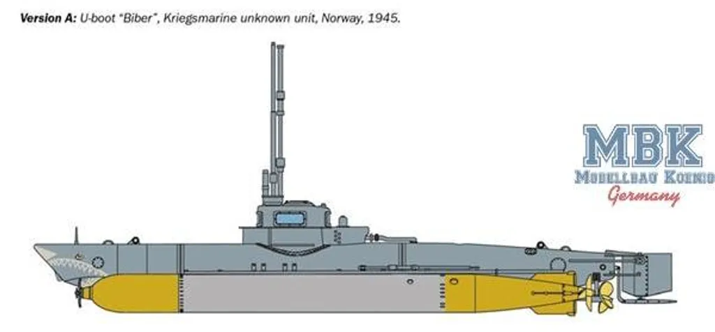 Italeri 5609 Biber Mini sous-marin allemand 1:35 kit de montage - 6