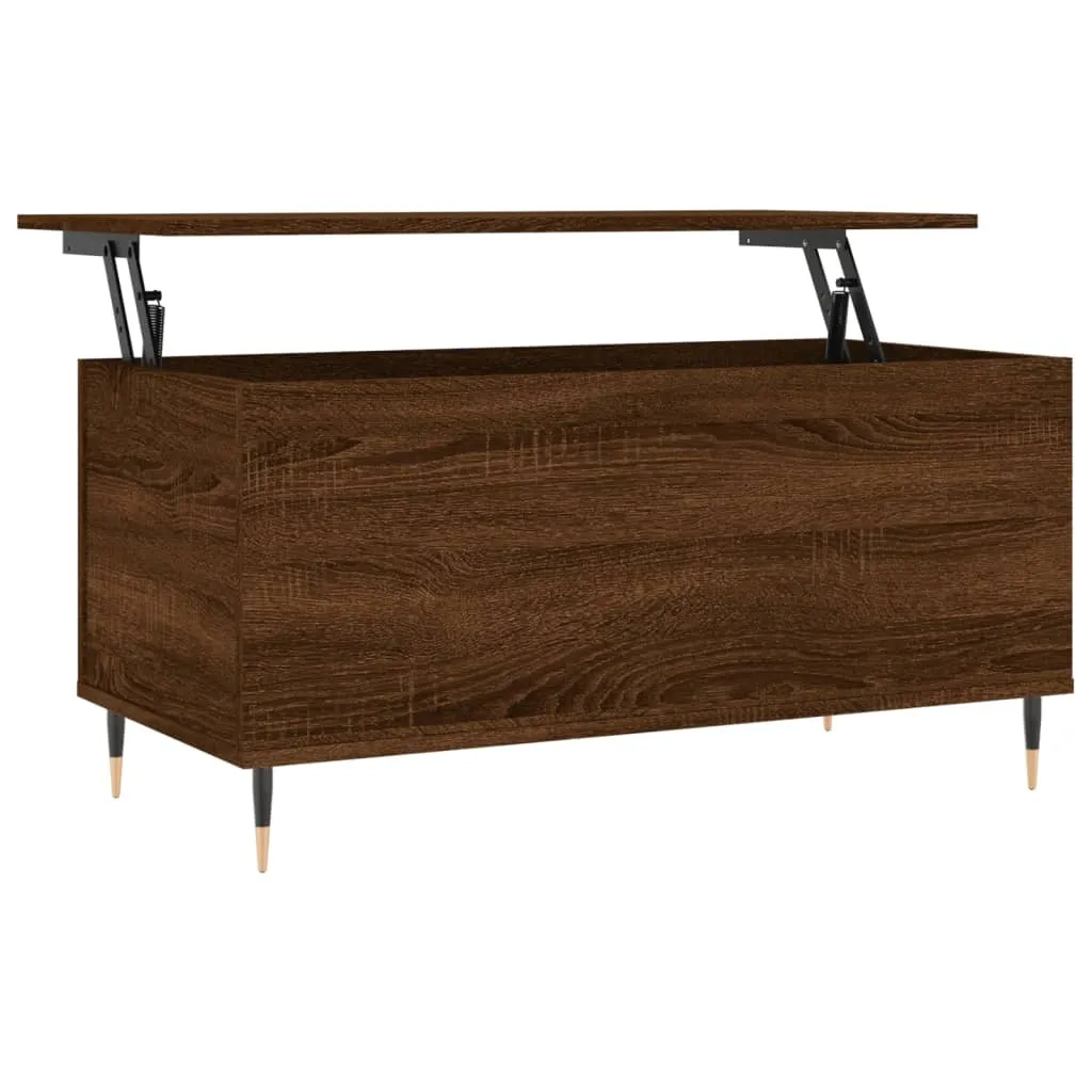 Tavolino Caffè Rovere Marrone 90x44,5 cm - Offerta Imperdibile Online