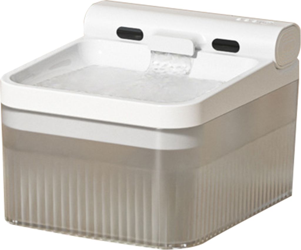 Drahtloser Katzenbrunnen, batteriebetrieben, 4 l, fuer Haustiere, Hunde, Katzen, Wasserspender, Filterchip, Wasseraufbereitungskern