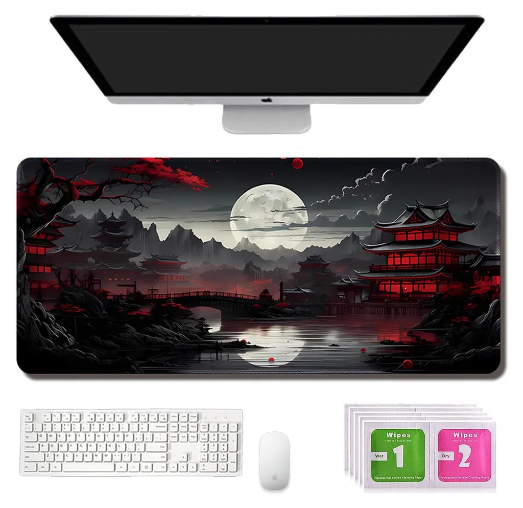 Sous-main de bureau multifonction XXL tapis de souris pour ordinateur